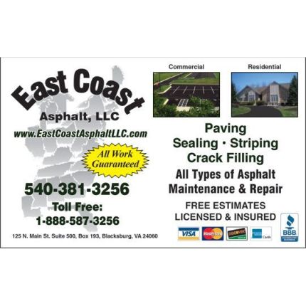 Logotyp från East Coast Asphalt LLC