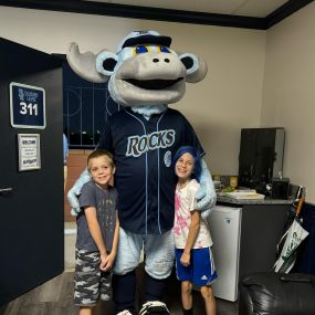 We had so much fun at the Blue Rocks game last week! Thanks so much for having us @bluerocks_central! Go to a game and catch the Safe With Mullen game between the 3rd and 4th inning!