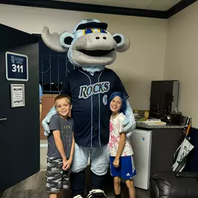 We had so much fun at the Blue Rocks game last week! Thanks so much for having us @bluerocks_central! Go to a game and catch the Safe With Mullen game between the 3rd and 4th inning!