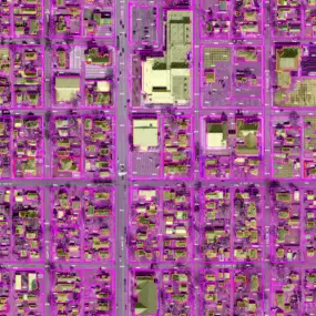 This digital terrain model, created by Synergy Mapping, Inc. in Colorado aids the Commercial Real Estate industry with precise site planning and development data with accurate terrain modeling.