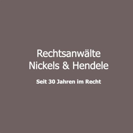 Logo von Nickels Klaus & Hendele Udo Rechtsanwälte