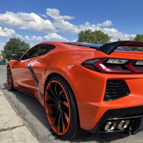 Transformed this C8 into a head-turner with expert exterior detailing in Tampa, FL.