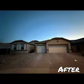 after residential exterior painting in buckeye, az