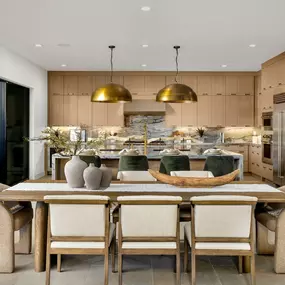 Open-concept floor plan