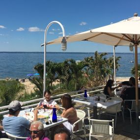 Al Fresco dining on our veranda