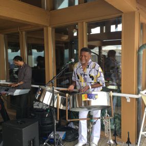 Steel Drum Live Entertainment every Sunday afternoon during the summer