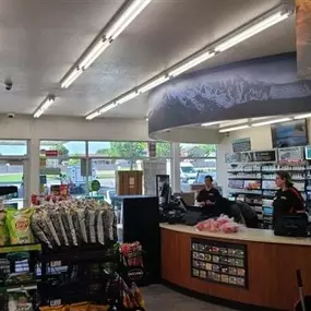 Cashier Counter of Maverik in Evans, Colorado.