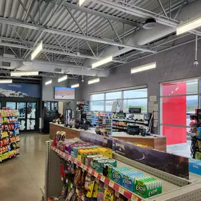 Cashier Counter of Maverik in Salt Lake City, Utah.