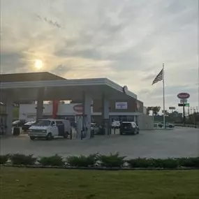 Gas pumps at Maverik in Tulsa, Oklahoma.