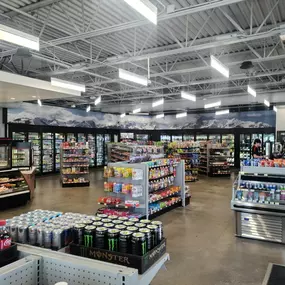 Aisles of Maverik in Windsor, Colorado.