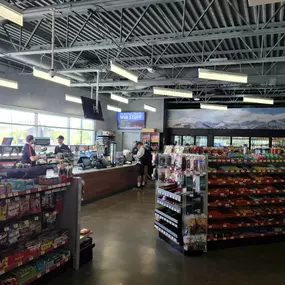 Cashier Counter of Maverik in Westminster, Colorado.