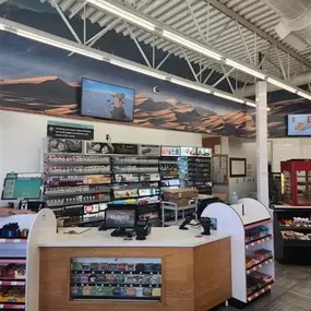 Cashier Counter of Maverik in Longmont, Colorado.