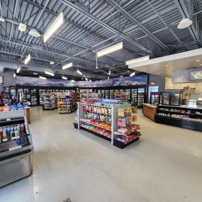 Inside store view of Maverik in Wheat Ridge, Colorado.