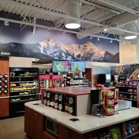 Bonfire Counter of Maverik in Erie, Colorado.