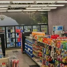 Aisles of Kum & Go in Jenks, Oklahoma.