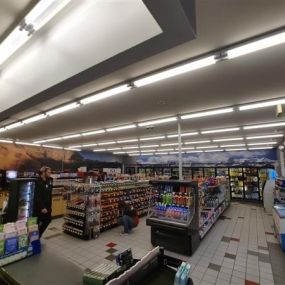 Cashier Counter of a Maverik convenience store in New Castle, Colorado.