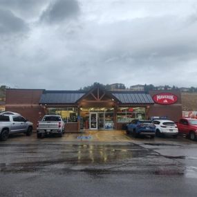 Front store view of Maverik in New Castle, Colorado.