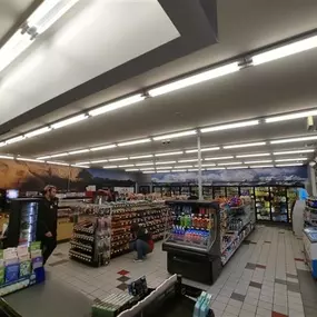 Cashier Counter of a Maverik convenience store in New Castle, Colorado.