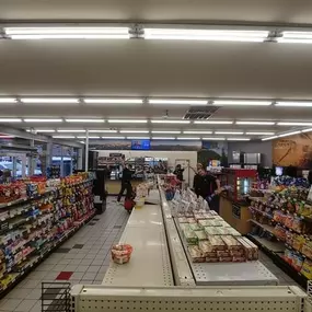 Aisles of a Maverik in New Castle, Colorado