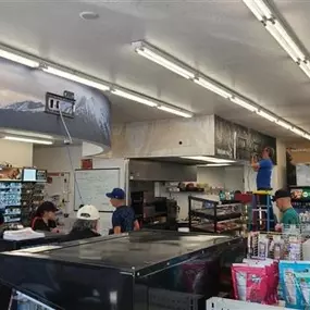 Cashier Counter of Maverik in Greeley, Colorado.