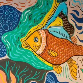 Zizzi Chatham, wall art mural