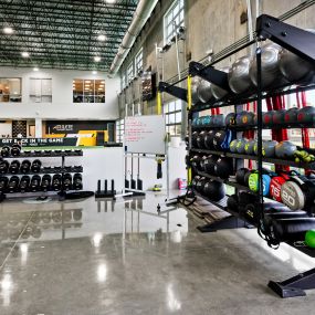 Pro weight room area