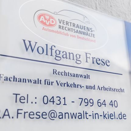 Logo von Wolfgang Frese | Fachanwalt für Verkehrs- und Arbeitsrecht