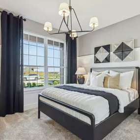 Spacious secondary bedrooms