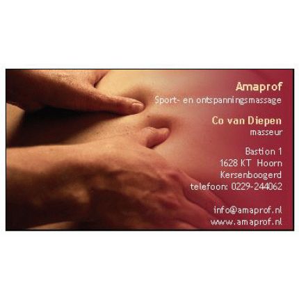 Logo von Amaprof Massages Hoorn