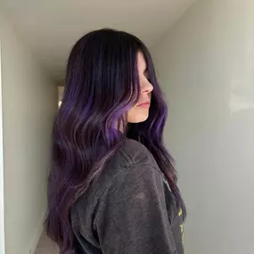 Vivid Violet Tones Hair Color Salon Near Somerville, NJ