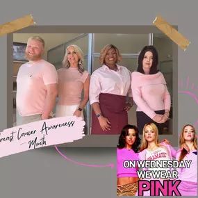 'On Wednesdays....we wear pink!'

Even 'Mean Girls' show support during October for Breast Cancer Awareness Month.

Remember the importance of early detection and the comfort that Life Insurance can provide. Not in perfect health? That's OK... give us a call for options that fit every budget.