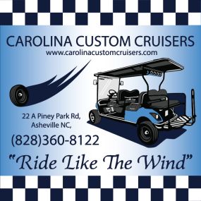 Ride Like the Wind with a Custom Golf Cart Cruiser from Carolina Custom Cruisers