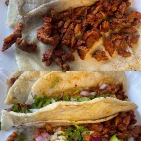 tacos de chorizo-El Caguamo Tacos Truck
