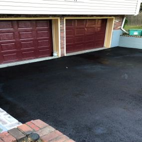 Freshly Seal Coated Driveway done by Anchor Paving and Seal Coating