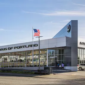 Exterior photo of Lexus of Portland