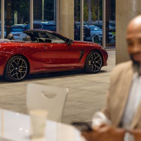 Service Center at BMW of Pembroke Pines customer waiting for car to get fixed