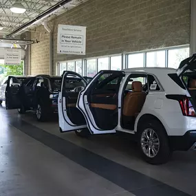 Service Center at Holman Cadillac interior