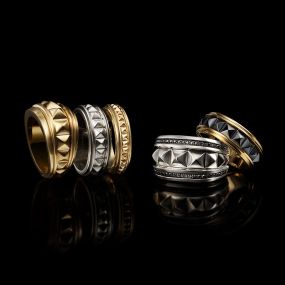 Men’s Rings—For the modern gentleman. Explore contemporary designs inspired by art, architecture and antiquity.