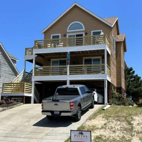 Double-Level Outer Banks Beach House Deck Renovation & Restoration