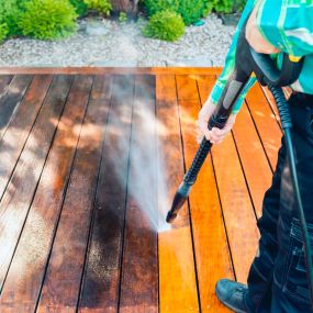 Deck power washing