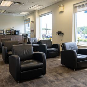 Service Center at Holman Ford Maple Shade waiting area