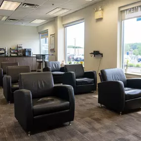 Service Center at Holman Ford Maple Shade waiting area