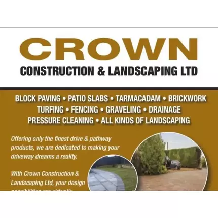 Logo van Crown Construction & Landscaping Ltd