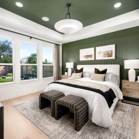 Elegant primary bedroom suites