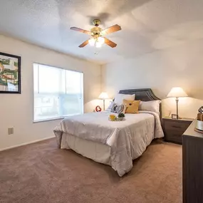Spacious bedroom