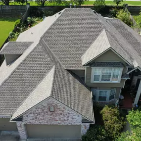 Completed a roof replacement using Malarkey Highlander shingles in storm gray