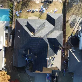 Tearing off the old to make room for a new GAF roofing system!