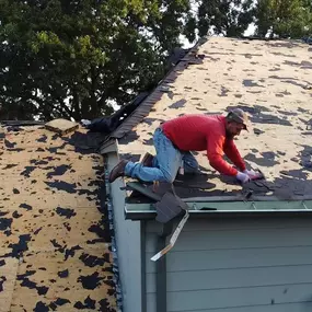 A hole in your roof can lead to significant damage to your home's interior, and that's why it's essential to act fast! Call us if you have any roofing needs: OKC: 405-761-4121 or Tulsa: 918-902-2277!