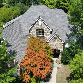 We just wrapped up this stunning project in Oklahoma City using premium GAF shingles!