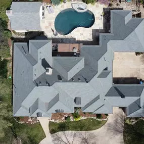 We just wrapped up this stunning project in Owasso using premium GAF shingles!